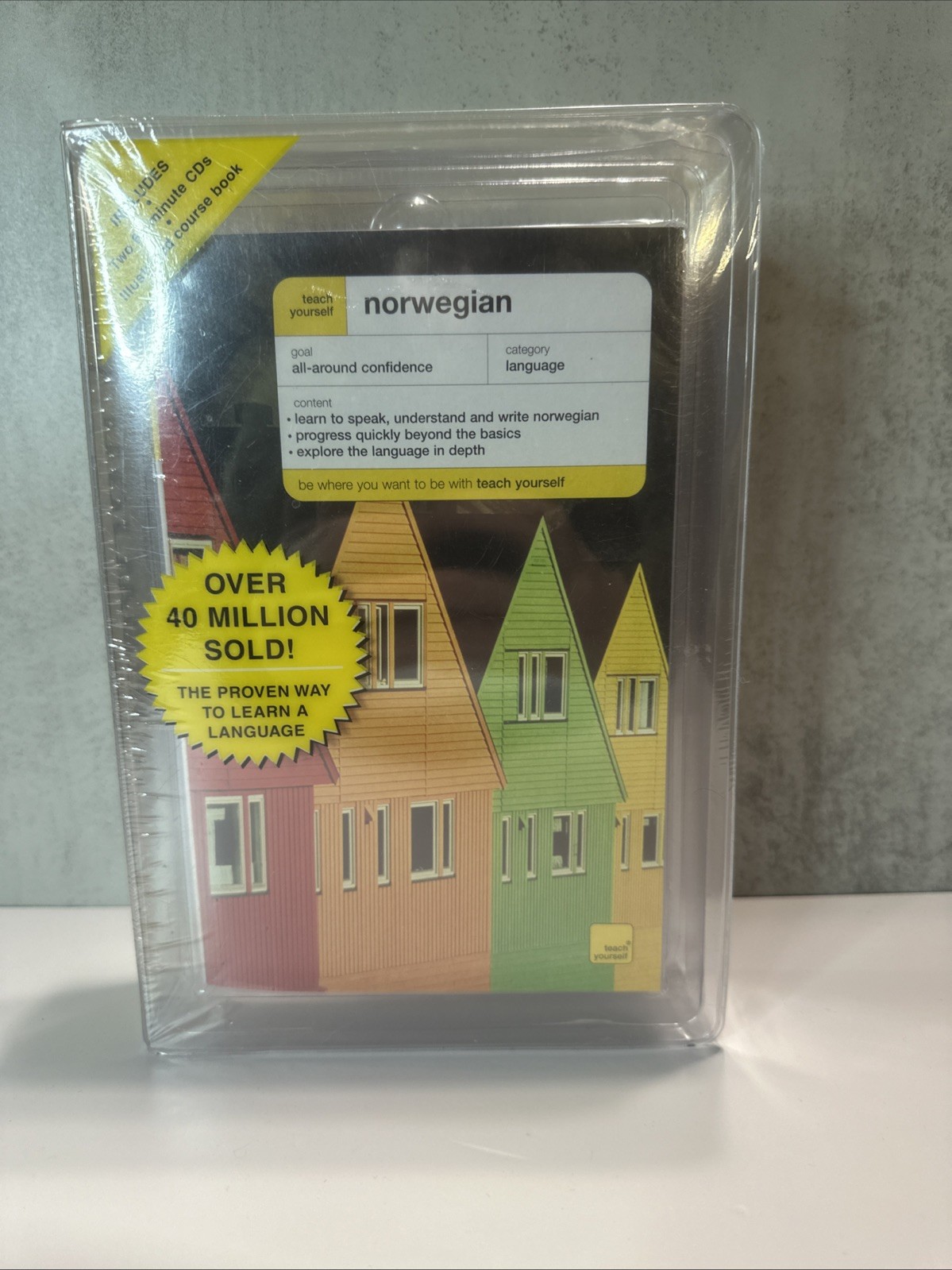 Norwegian Language Course Audio CD Teach Yourself Illustrated Course Book SEALED