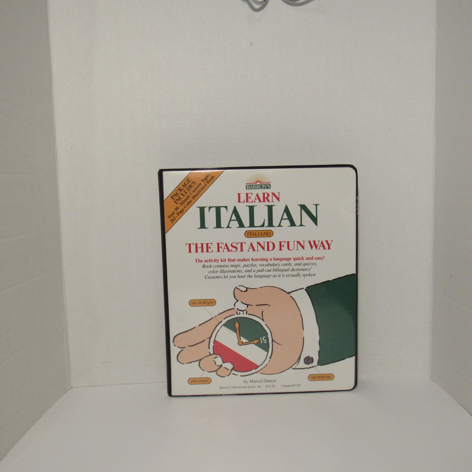 Marcel Danesi LEARN ITALIAN THE FAST AND FUN WAY (Book-Dictionary-Cassettes)