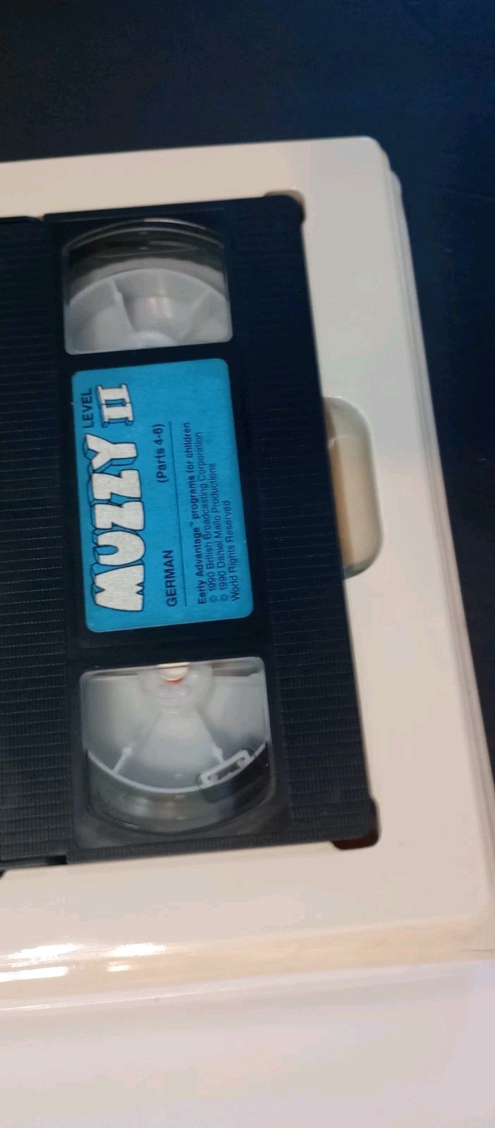 Muzzy BBC German-English VHS And Audio Cassette With Work Book Unused
