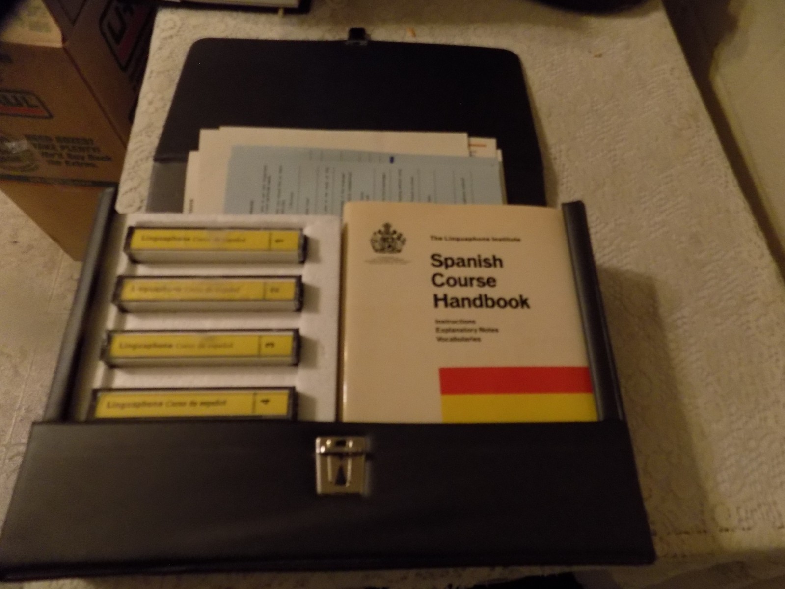 Linguaphone Institute Spanish Language Course Complete Vintage Cassette Set 1988