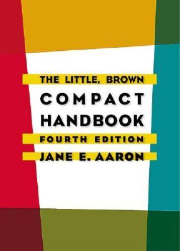 The Little, Brown Compact Handbook (4th Edition) – Spiral-bound – GOOD