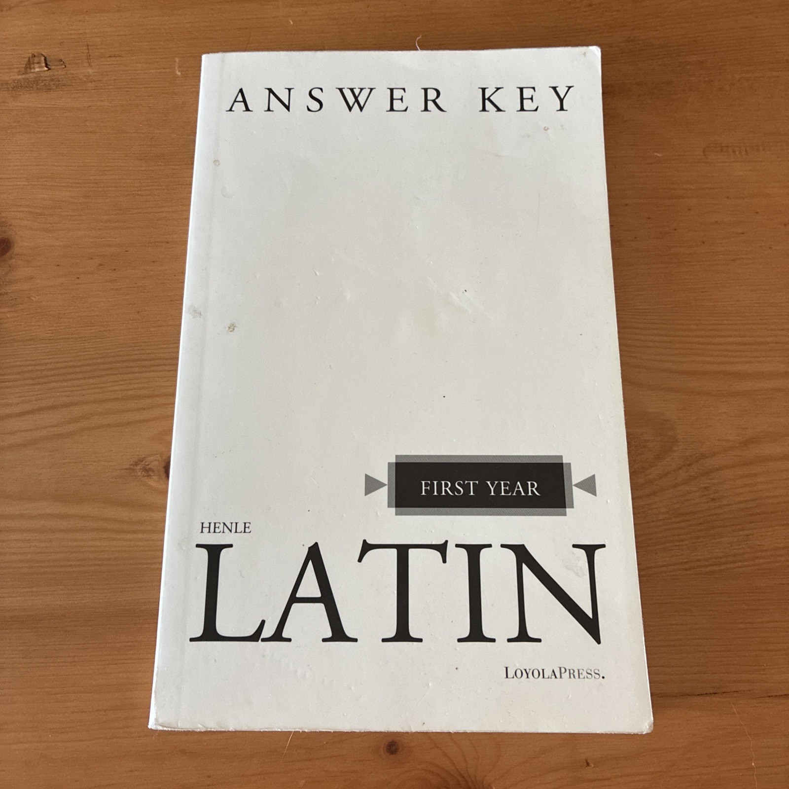 Henle Latin First Year Answer Key by Robert J. Henle (1958, Trade Paperback)