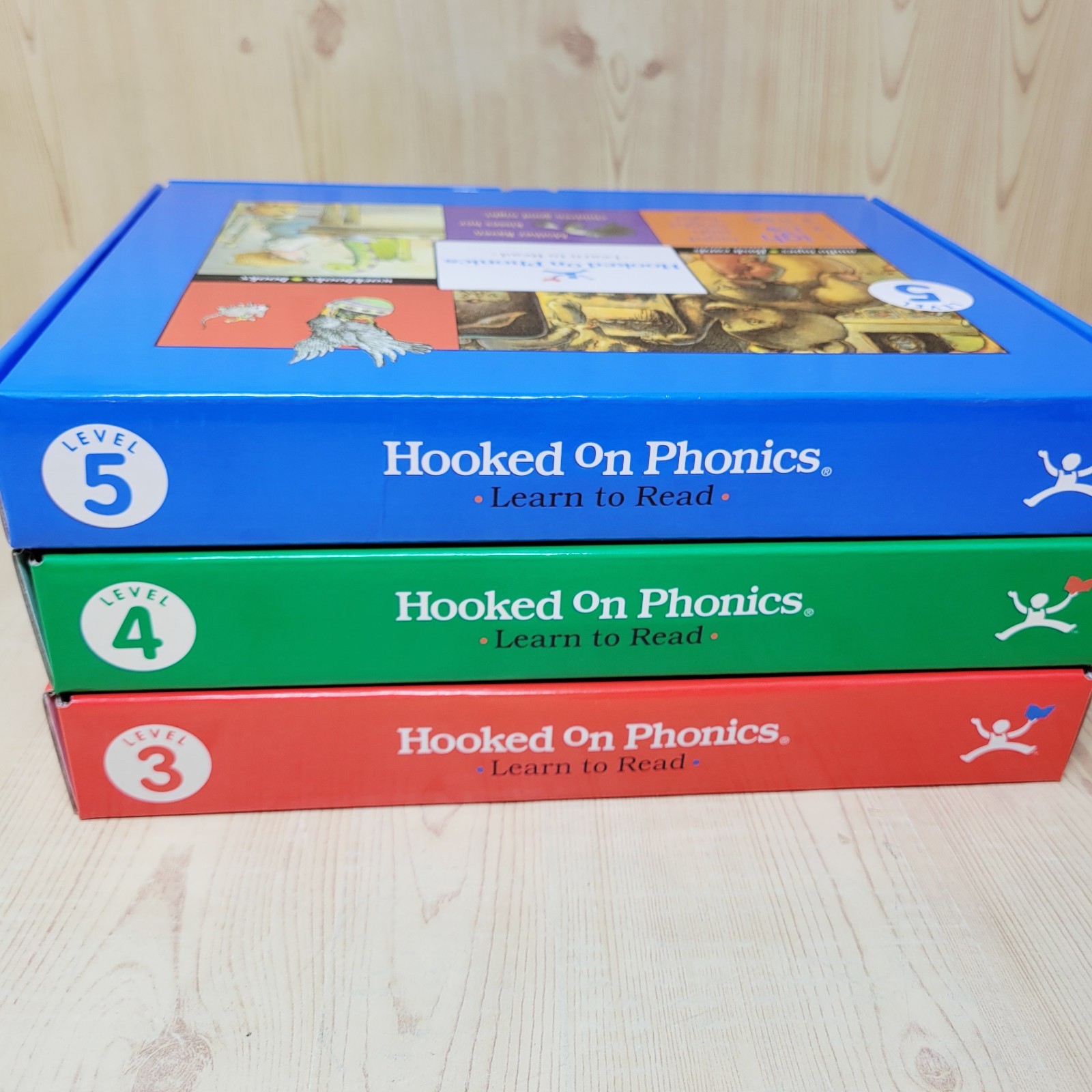 Hooked on Phonics Kits Levels 3 4 5 Learn to Read Sets Books Cassettes Cards New