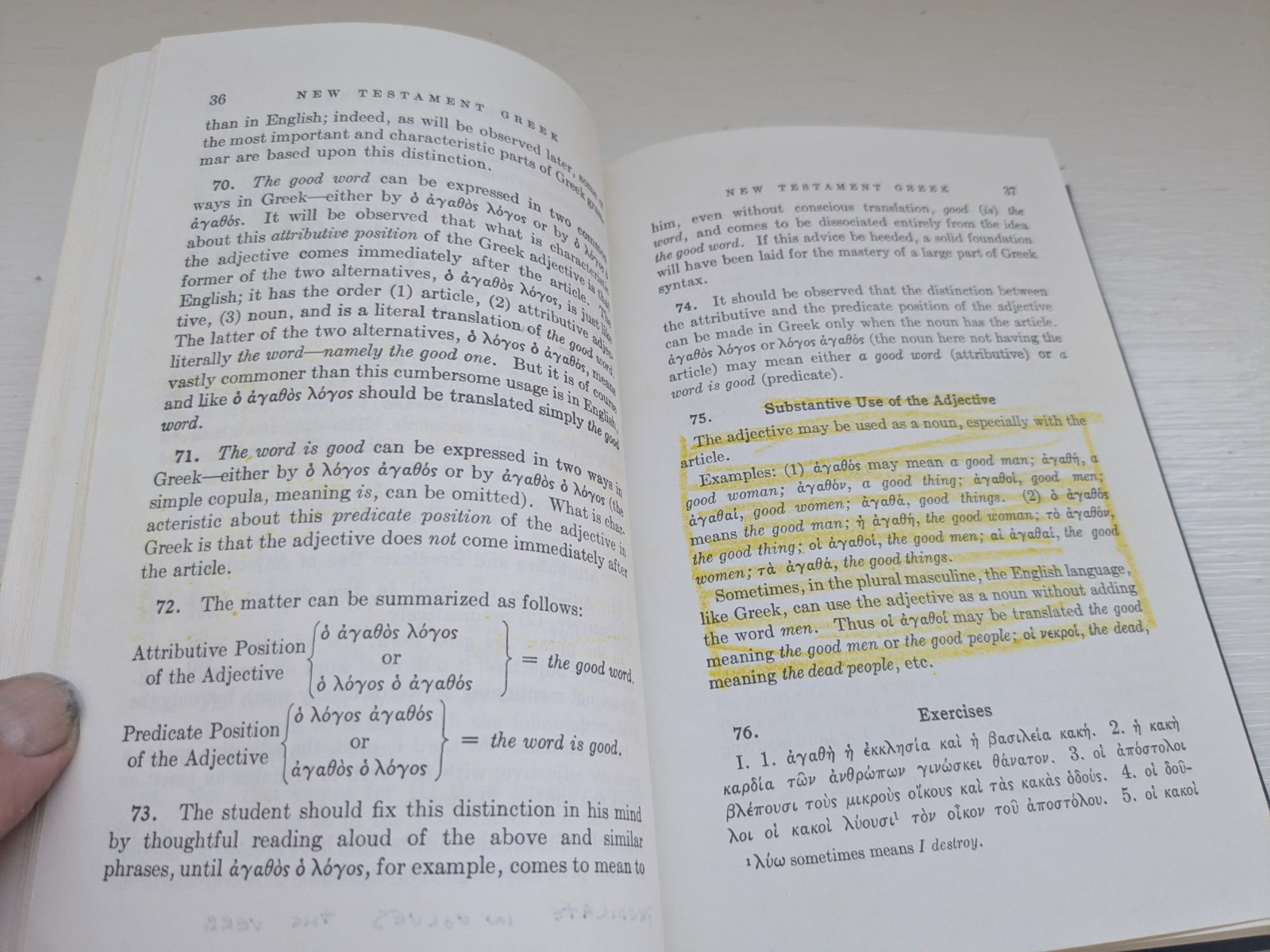 Nice Copy New Testament Greek for Beginners J Gresham Machen 1951 HB