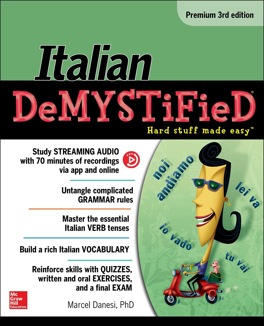 Italian Demystified, Premium 3rd Edition – paperback Danesi, Marcel