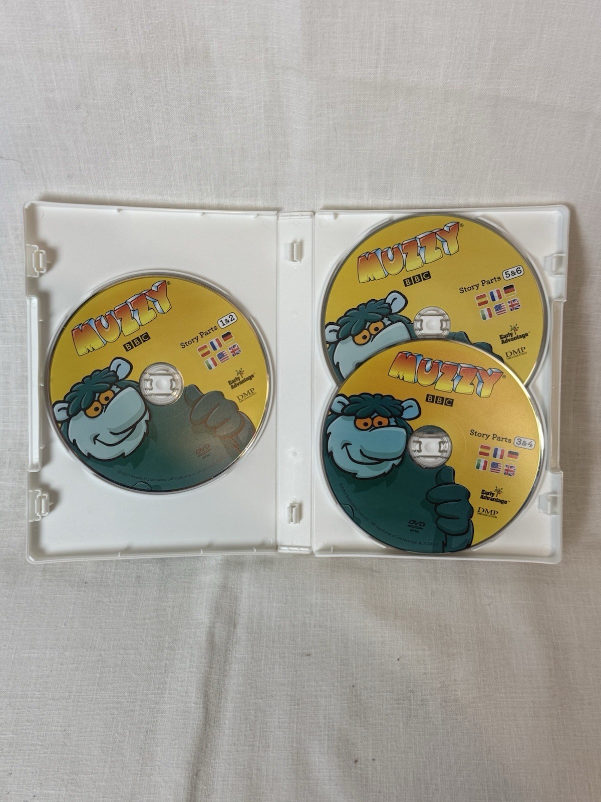 BBC MUZZY Early Level 1 Multilingual Language DVD/CD/CD-Rom Booklet Box Set