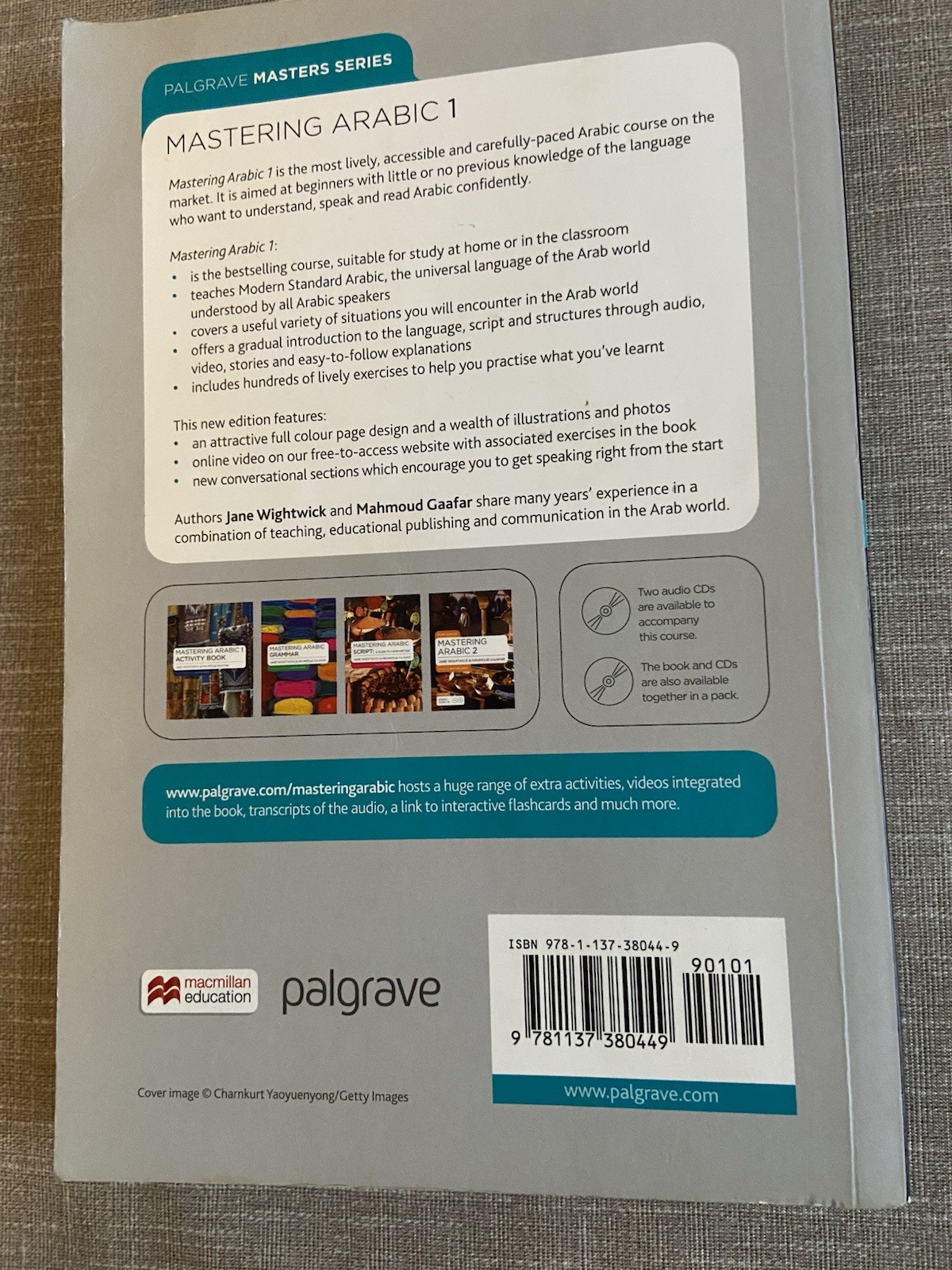 Mastering Arabic Book And CD Pack By Jane Wightman And Mahmoud Gaafar Used