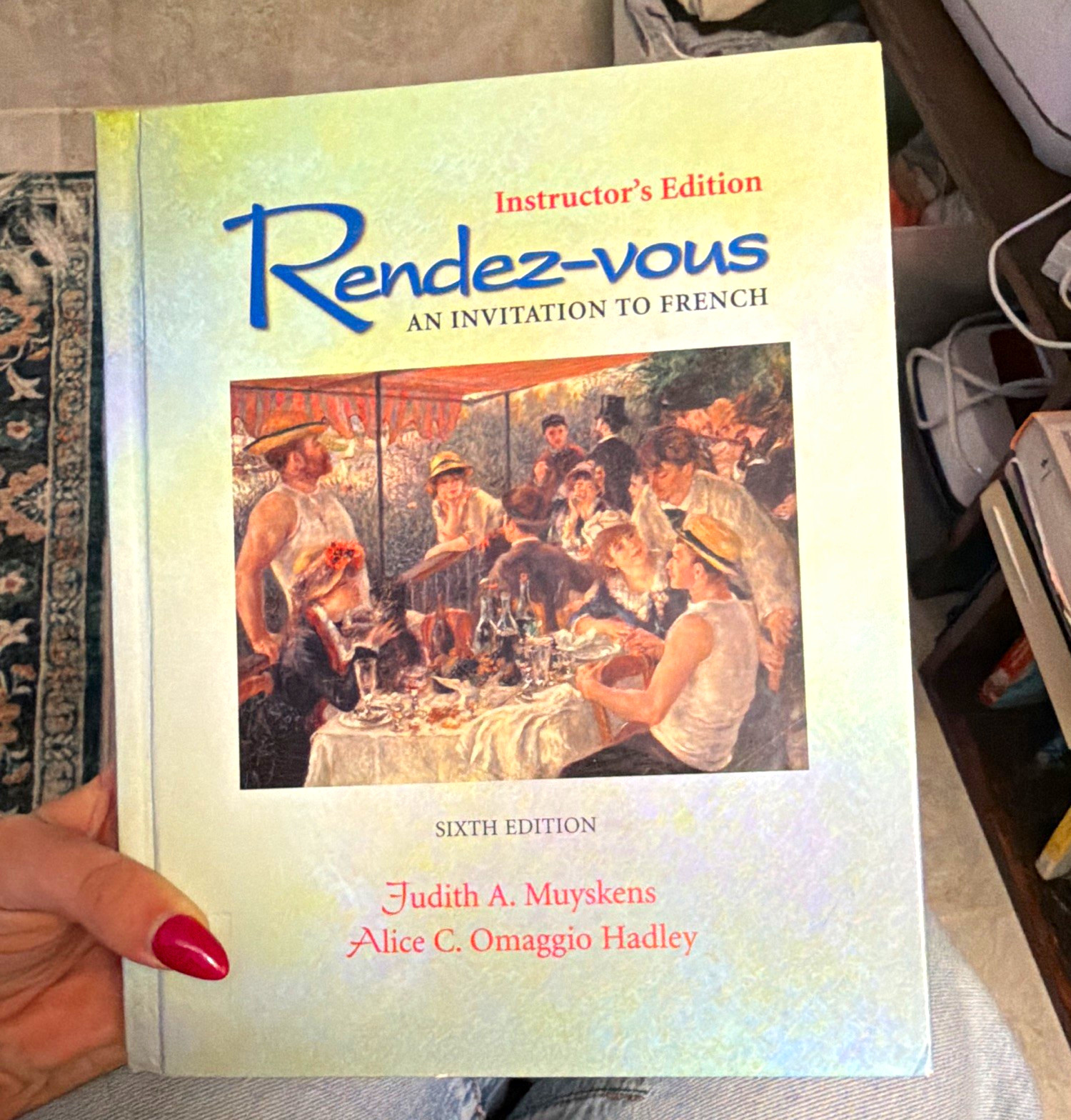 Rendez-vous: An Invitation to French Instructor’s Ed 6th Muyskens 2001