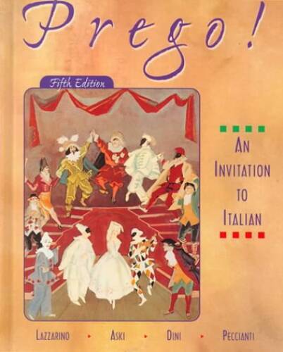 Prego!: An Invitation to Italian – Hardcover By Graziana Lazzarino – GOOD