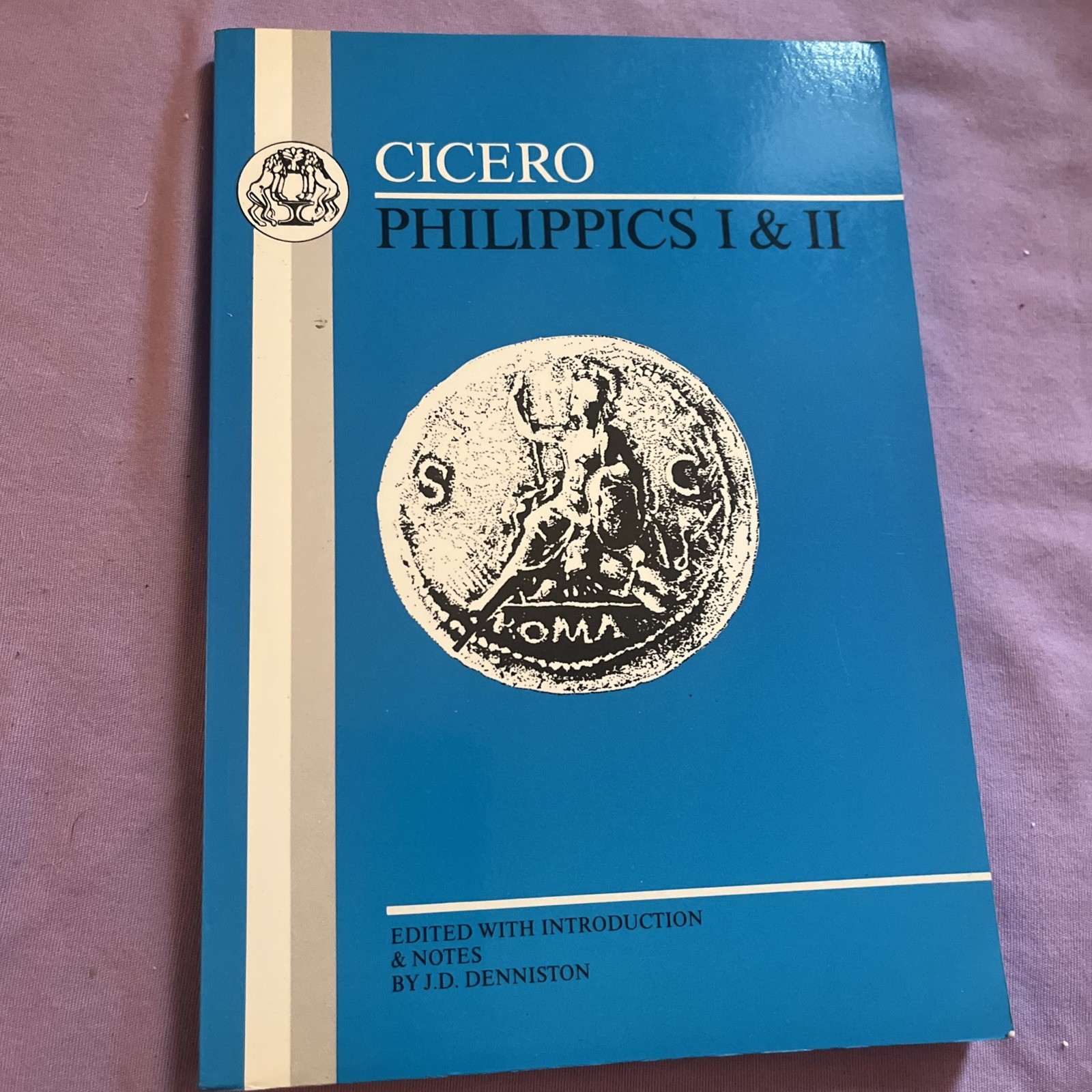 Latin Texts: Cicero: Philippics I-II by Cicero (1991, Trade Paperback,…