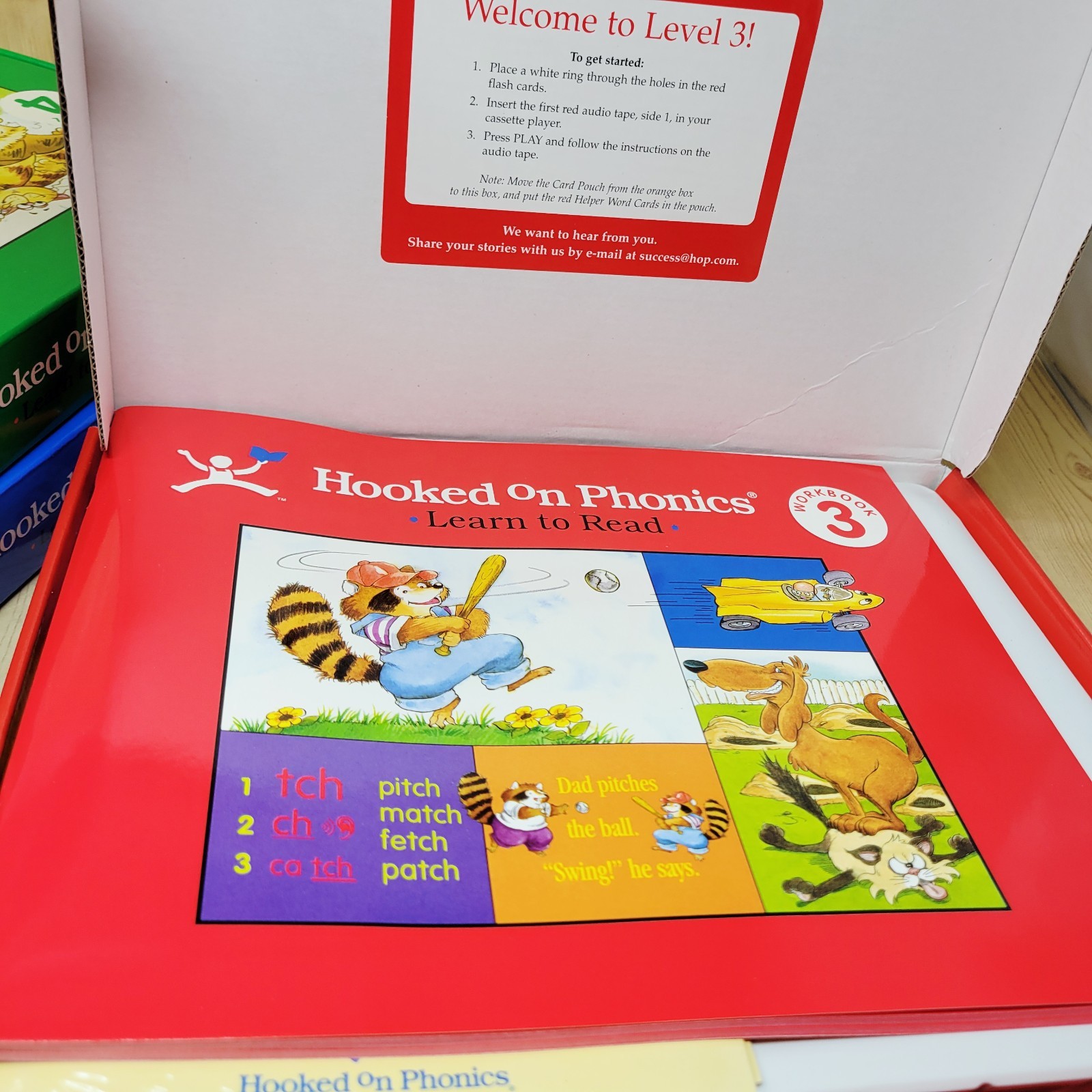 Hooked on Phonics Kits Levels 3 4 5 Learn to Read Sets Books Cassettes Cards New