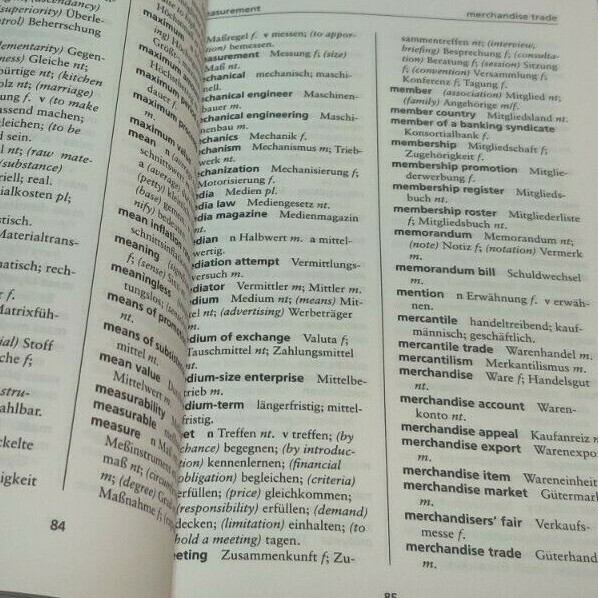 Wiley’s English-German, German-English Business Dictionary by Lilith E. Schutte