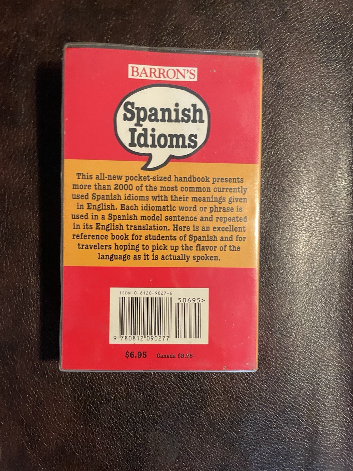 Barron’s Idioms Ser.: Spanish Idioms by Lynn W. Winget and Eugene Savaiano…
