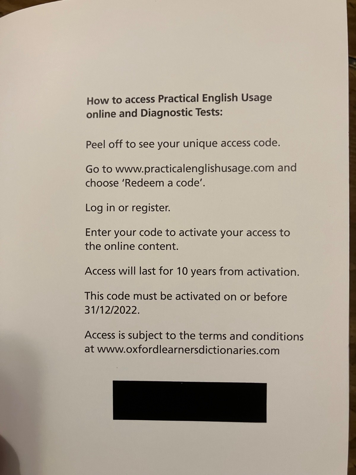 Oxford PRACTICAL ENGLISH USAGE / MICHAEL SWAN 4th Edition with Online Access NEW