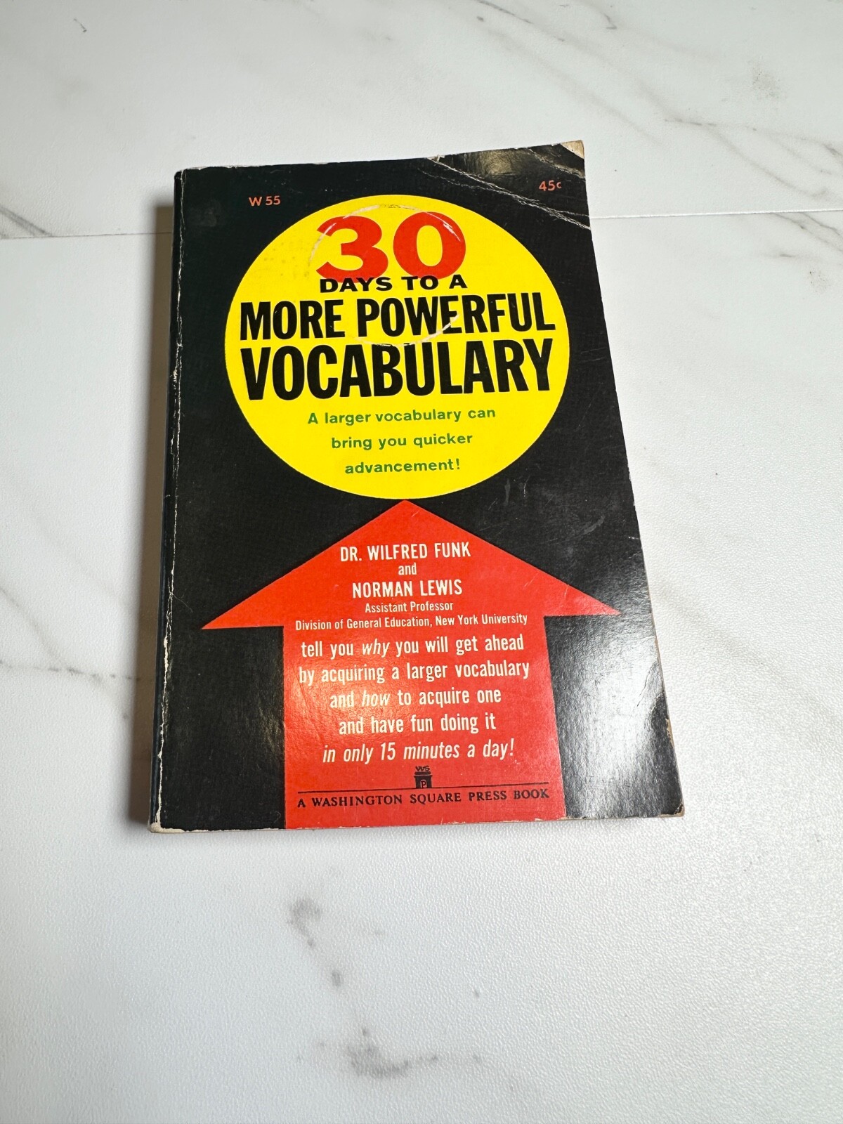 30 Days to a More Powerful Vocabulary Funk Lewis 1962 Vintage Paperback W55