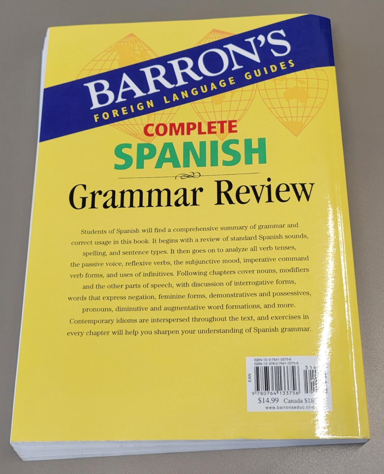 Barron’s Grammar Ser.: Complete Spanish Grammar Review by William C. Harvey