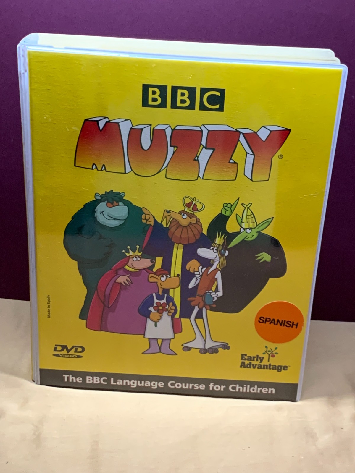 BBC “MUZZY” SPANISH LANGUAGE COURSE FOR CHILDREN OR EVEN ADULTS/ BOOKETS & CD’S