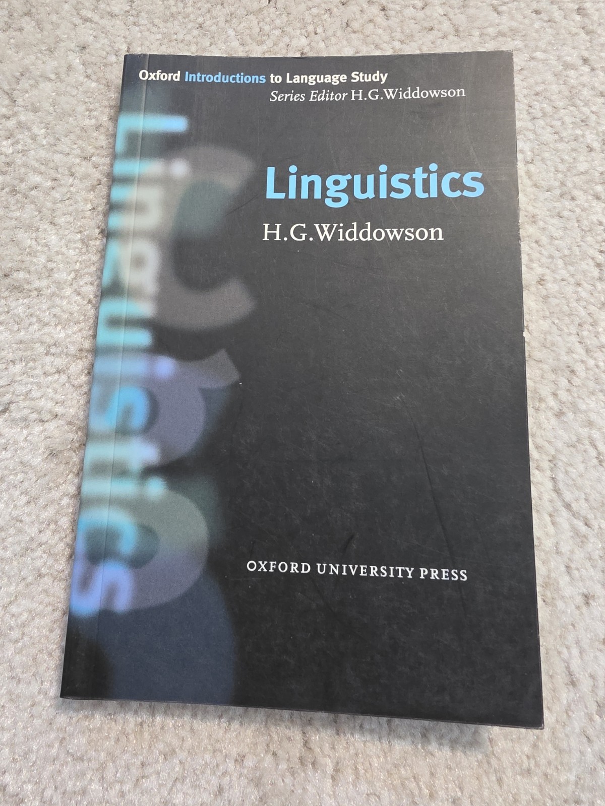 Linguistics by Widdowson, H. G. Oxford University Press