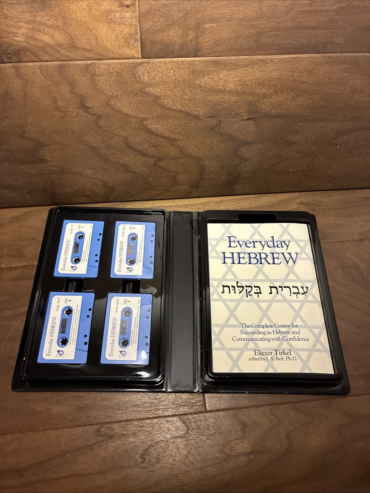Everyday Hebrew Language Program Book 4 Cassette Tapes Eliezer Tirkel