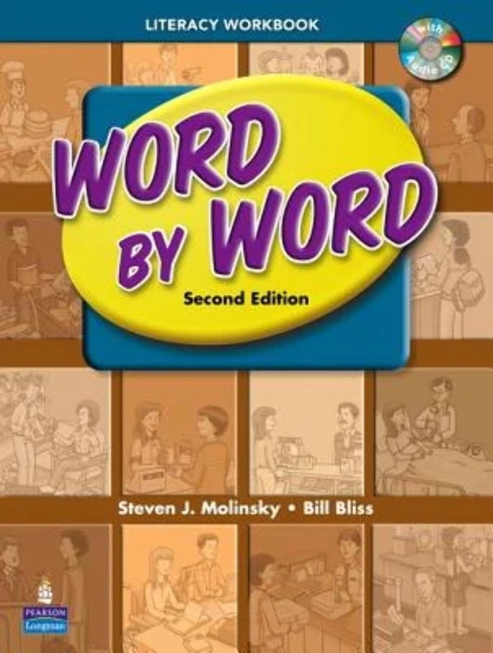 Word by Word Picture Dictionary Literacy Workbook with Audio CD
