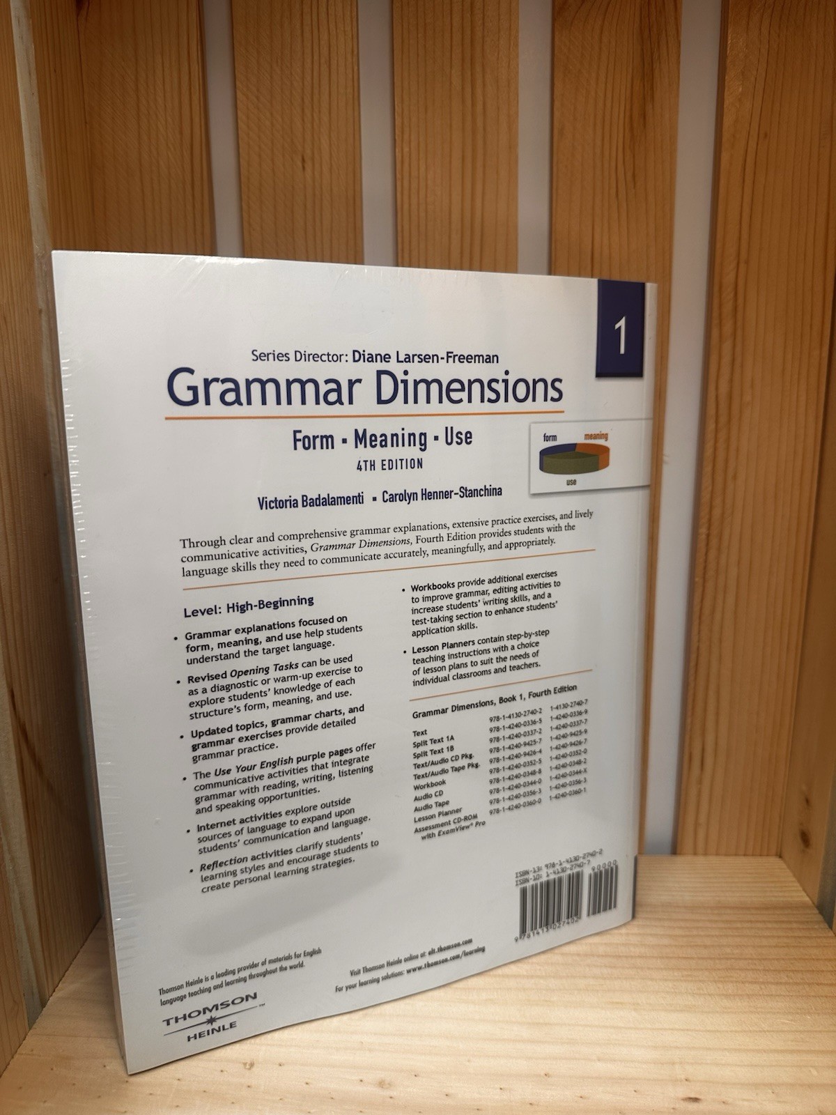 Grammar Dimensions: Form, Meaning, Use Ser.: Grammar Dimensions 1- SEALING B.NEW