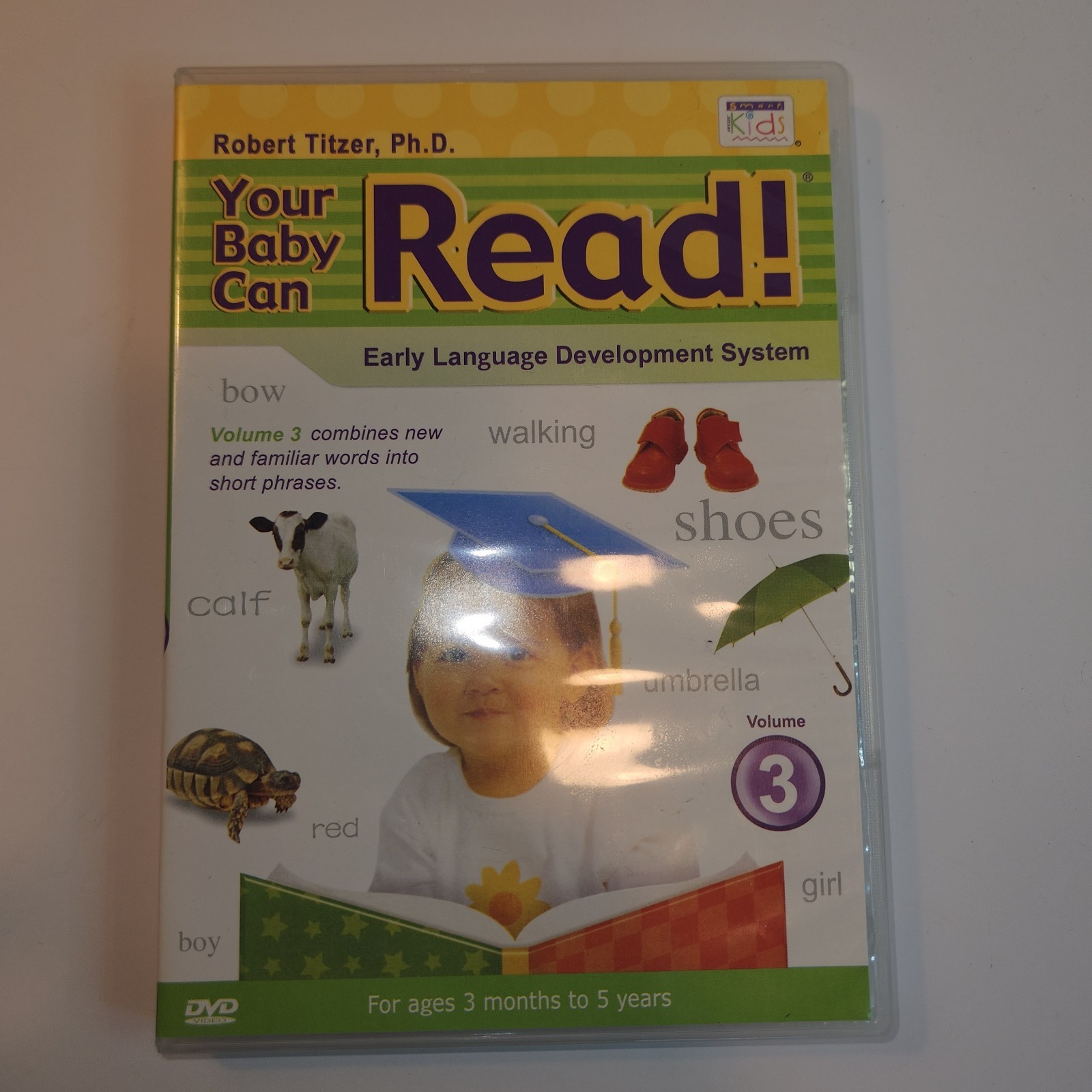 Your Baby Can Read 4 DVD Lot Volumes 1 2 3 Review Early Learning Robert Titzer