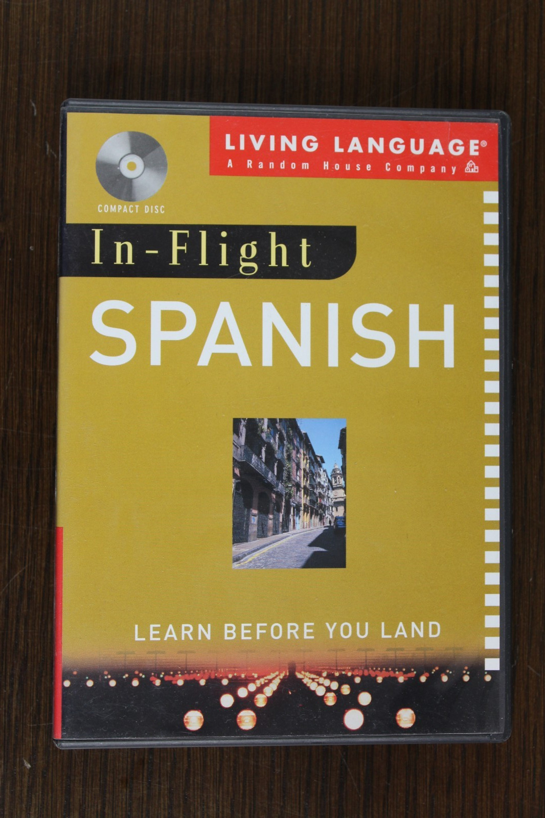 In-Flight Spanish Learn Before You Land by Living Language CD Lessons 400 Words