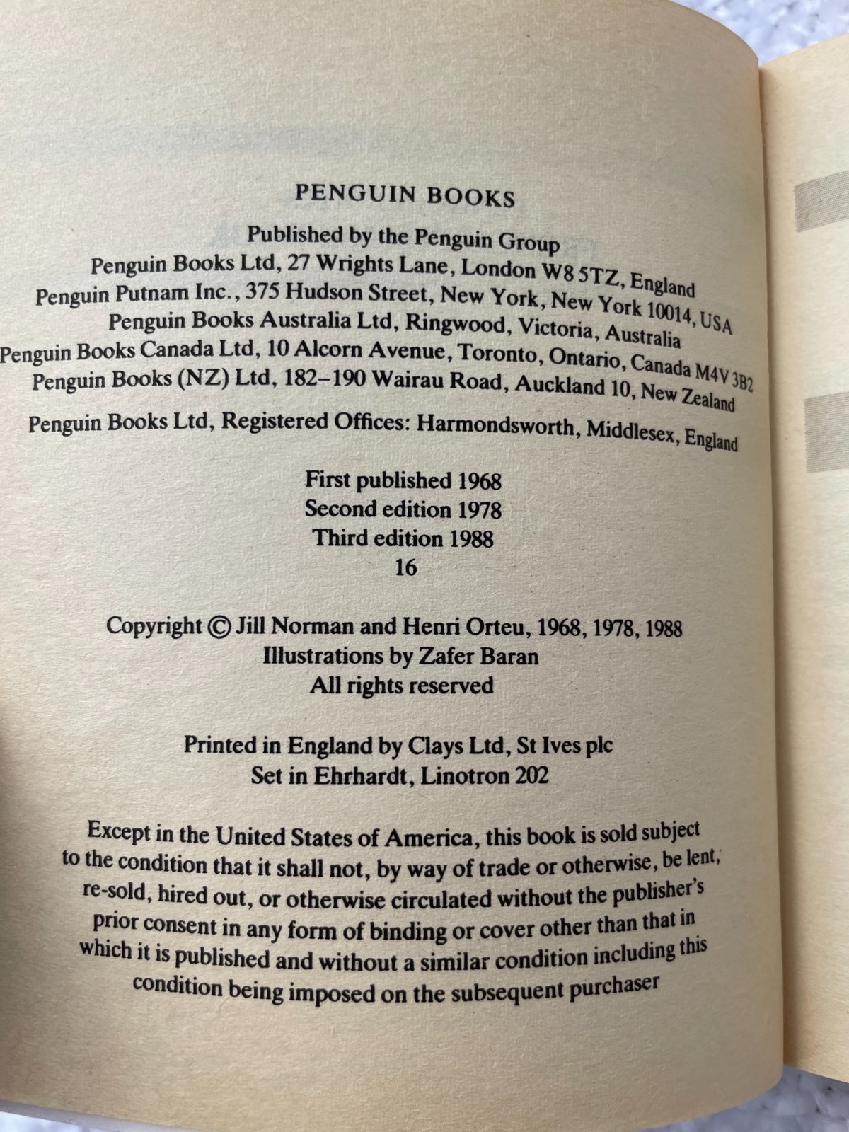 French Phrase Book by Henri Orteu and Jill Norman (1988 Paperback)