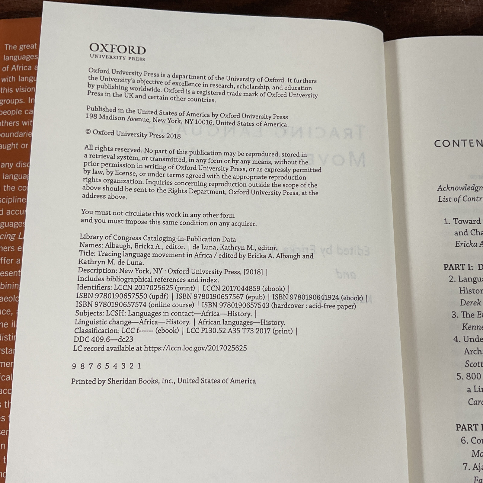 Tracing Language Movement In Africa By Albaugh, Ericka A.