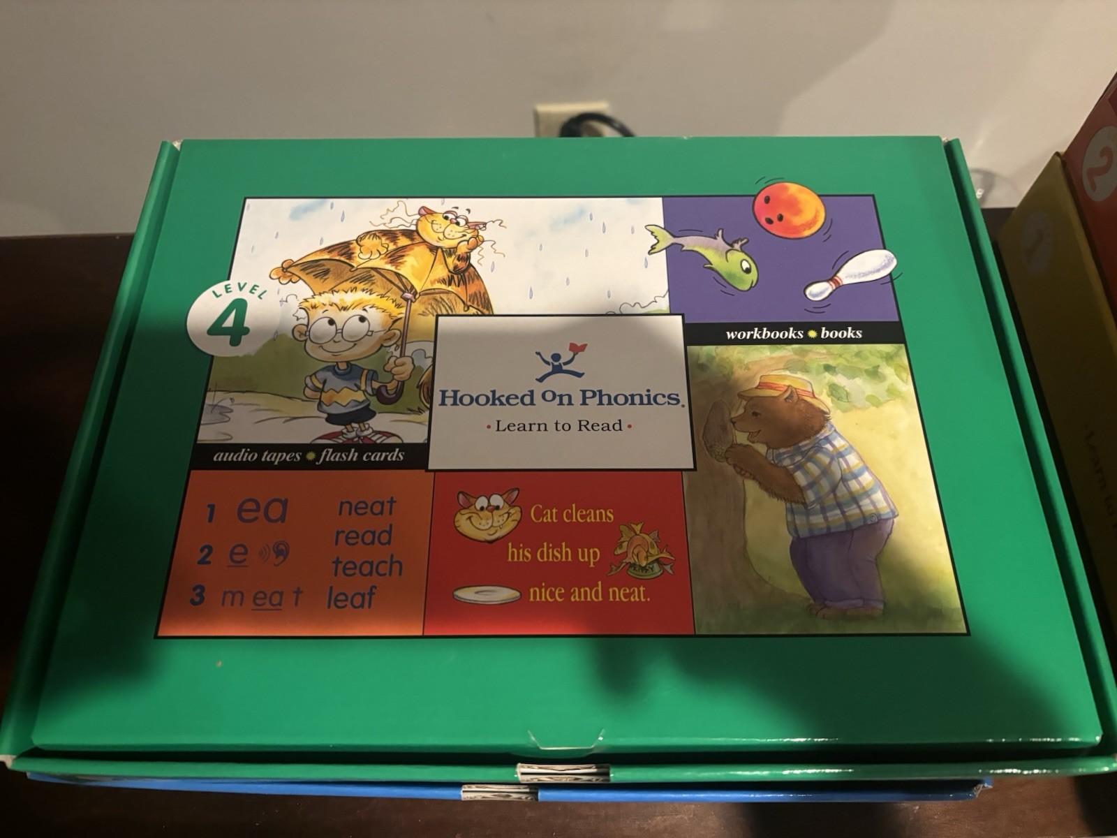 Hooked On Phonics 1998 Deluxe Set Level 1-5 Parents Cassettes & Books, Games 👀