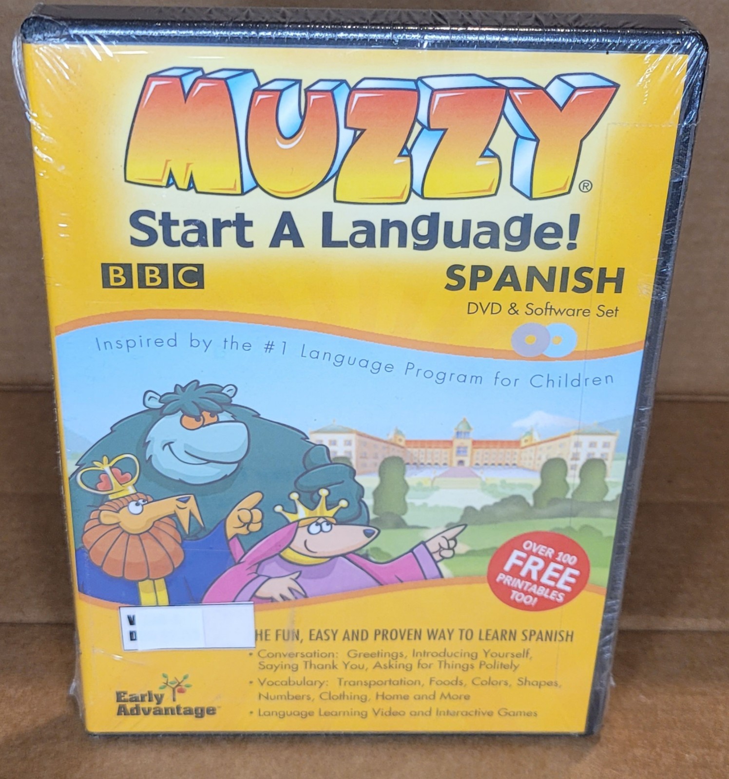 Muzzy Spanish Language Course DVD & Software Box Set Early Advantage