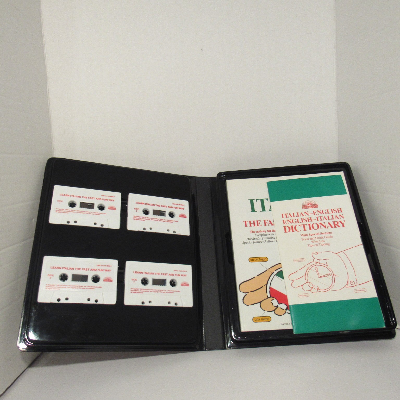 Marcel Danesi LEARN ITALIAN THE FAST AND FUN WAY (Book-Dictionary-Cassettes)