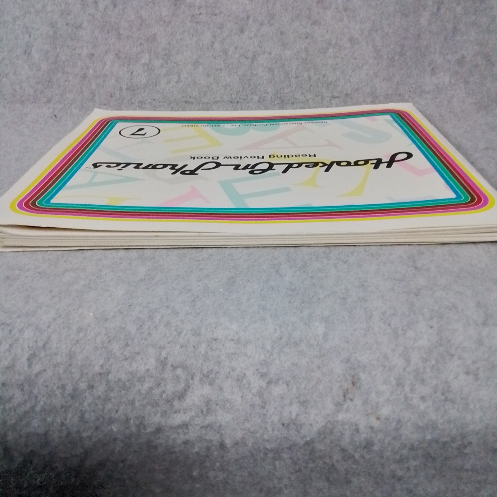 Hooked on Phonics 1993 Set Parts, Learn to Read-Reading Review Book-Book Seven