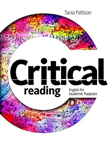 CRITICAL READING READING By Pattison **Mint Condition**