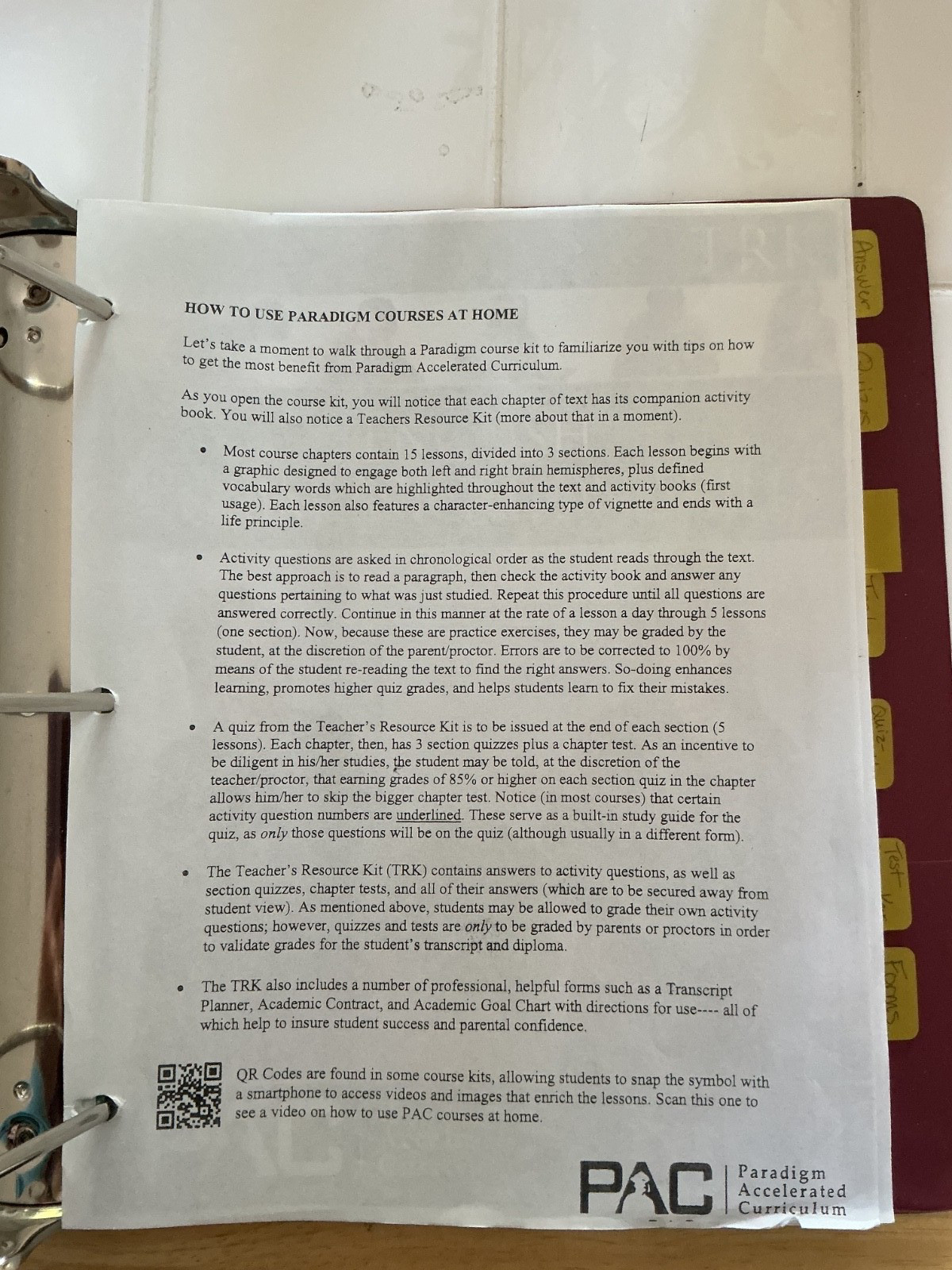 PAC English Communication Skills – Teacher Resource Kit Only
