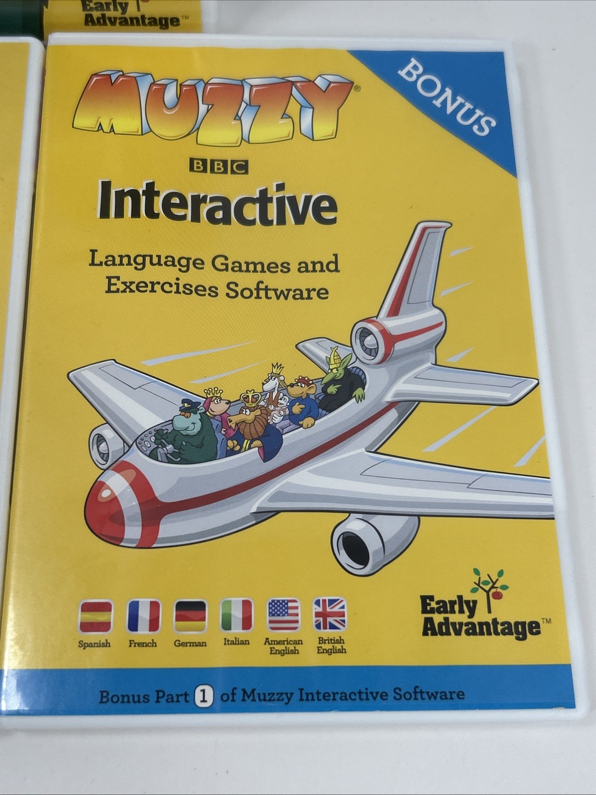 BBC MUZZY Early Level 1 Multilingual Language DVD/CD/CD-Rom Booklet Set