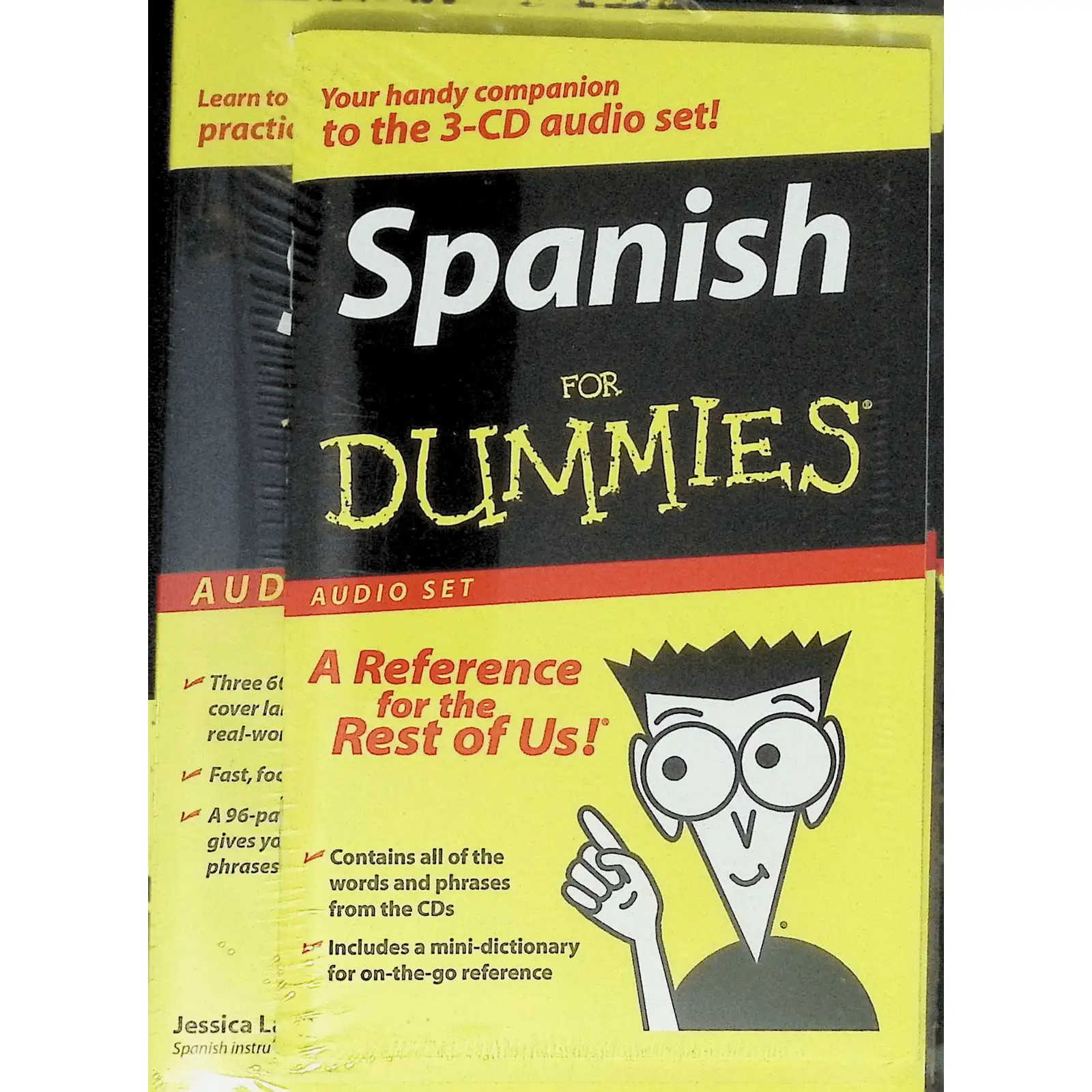 Spanish For Dummies Audio Set 3 CDs 96 Page Guide Book Language Learning Course