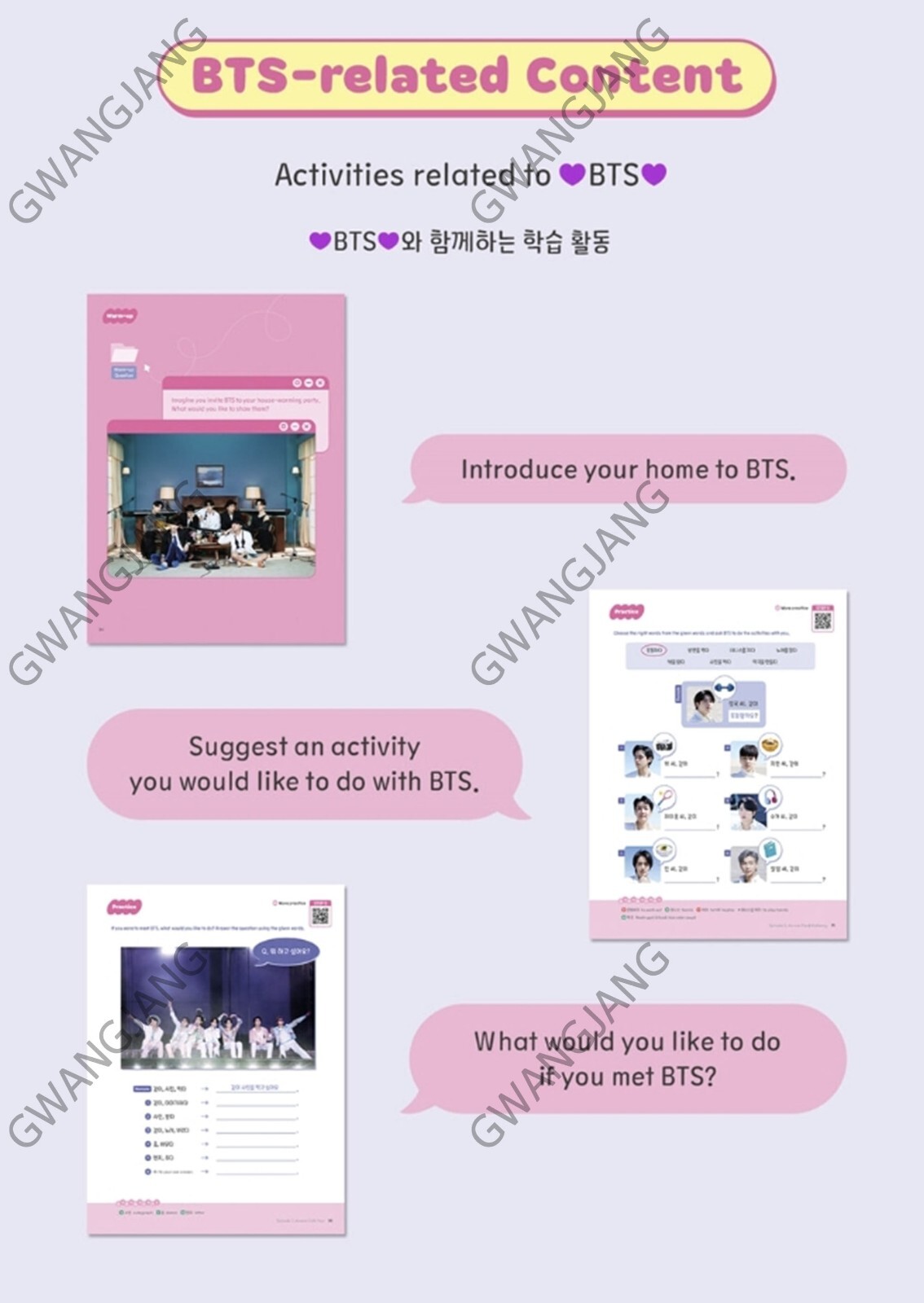EASY KOREAN with BTS for Basic Learners Global Edition Photo Art Study K POP