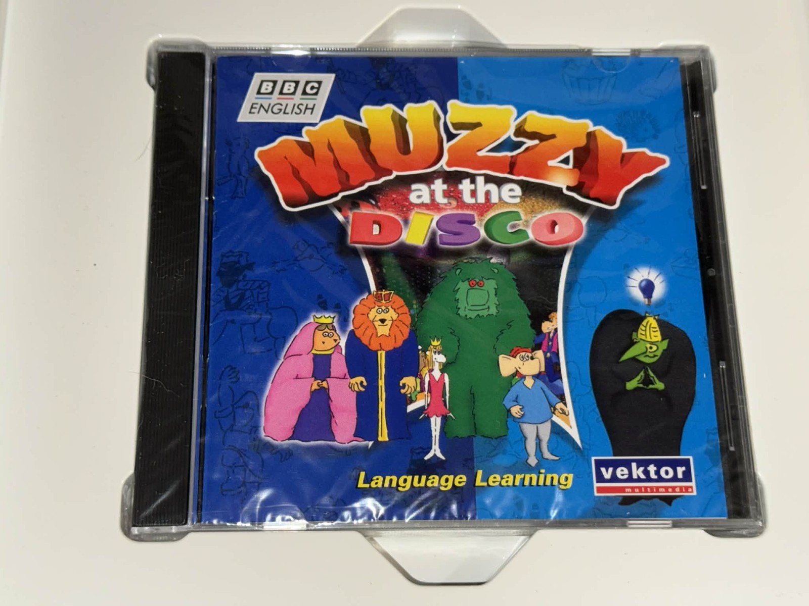 MUZZY BBC Children’s Language Course Level 2 French- 4 VHS 2 Cassettes &Books CD
