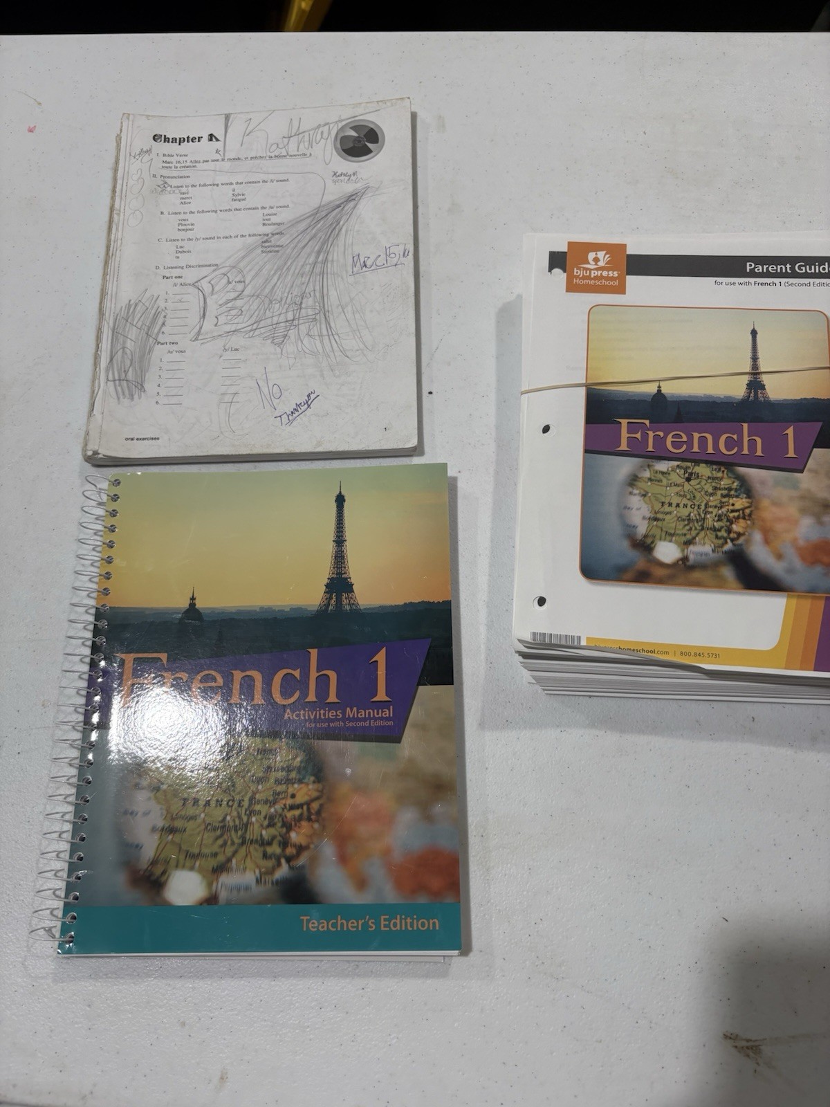 French 1 Second Edition BJU Press Student Textbook