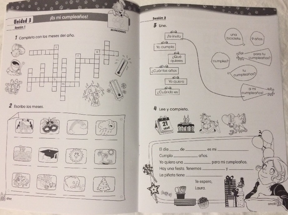 Hola Mundo Cambridge Activity Book Level 2 Foreign Language Spanish Study