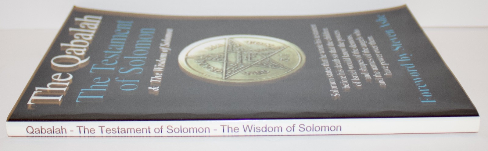 THE QABALAH – THE TESTAMENT OF SOLOMON STEVEN ASHE FIRST EDITION PAPERBACK BOOK