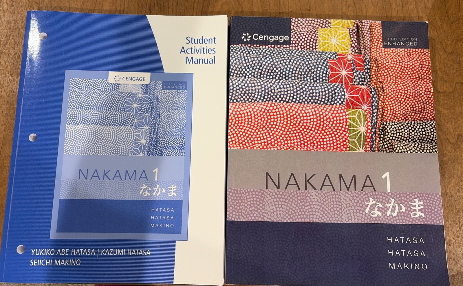Nakama 1 Enhanced, Student Text by Kazumi Hatasa & Student Activity Manual NEW
