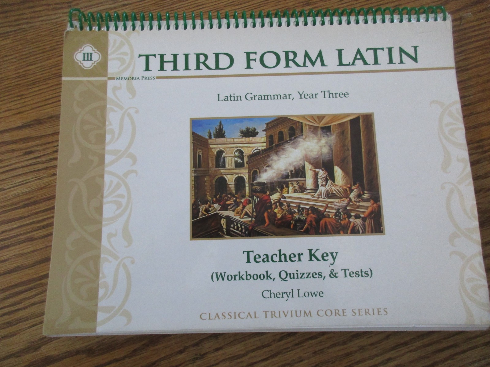 Third Form Latin set (teacher key/student text/quizzes & tests/cards)