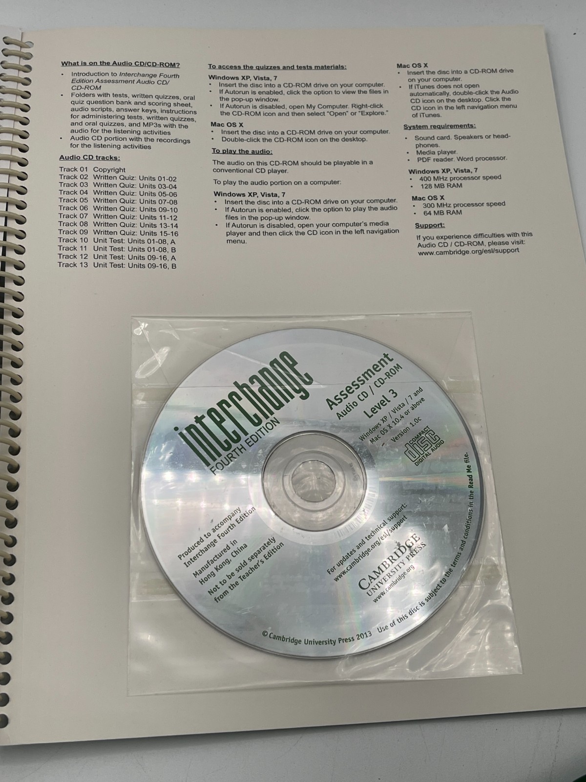 Cambridge Interchange 3 – Teacher, Workbook & Video Resource – 4th Edition