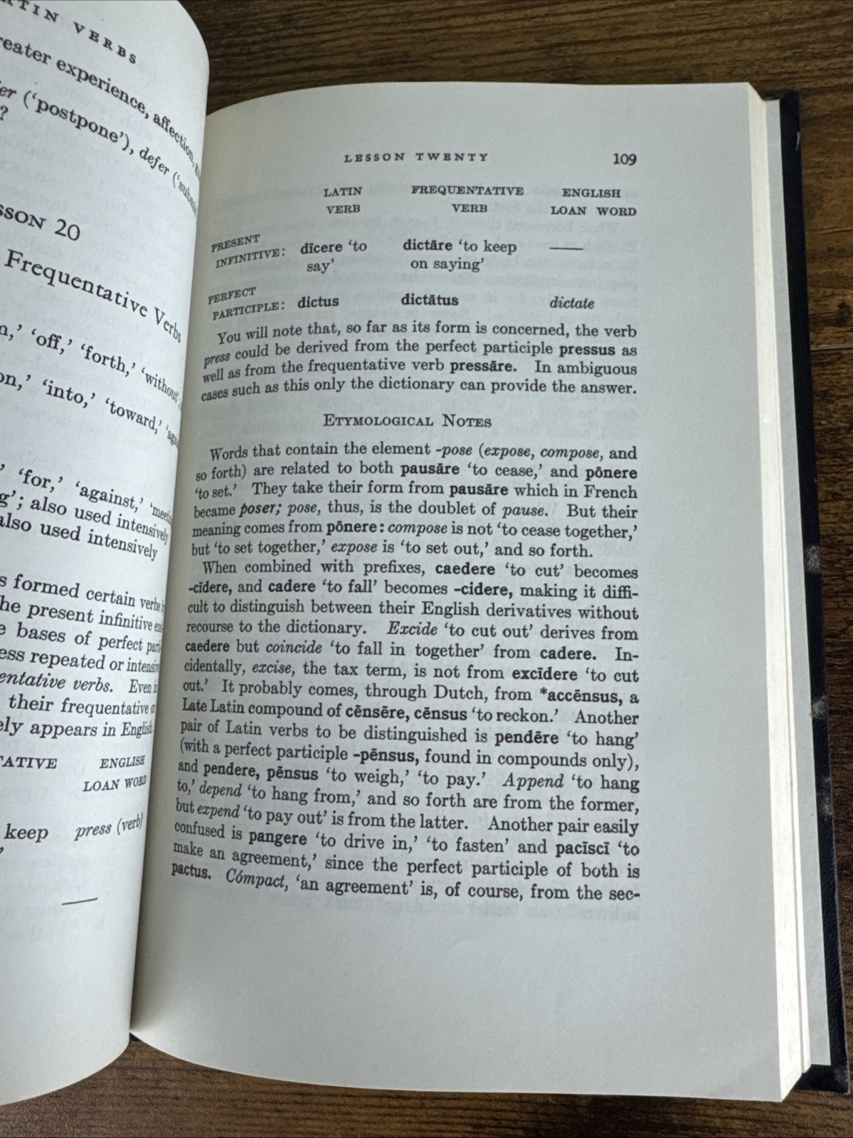 Latin & Greek in Current Use 2nd Ed 1949 by Eli Burriss & Lionel Casson