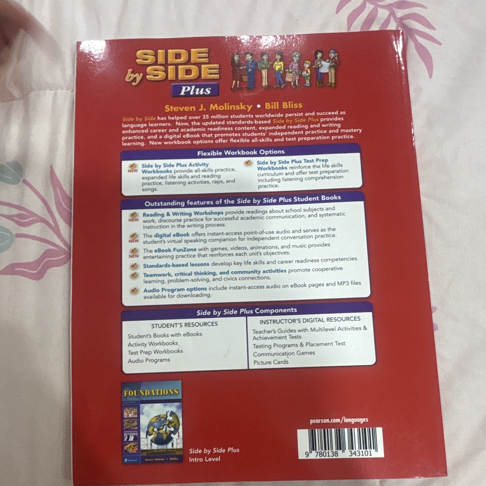 Pearson Side by Side Plus 2 Activity Workbook Paperback ESL Molinsky Bliss