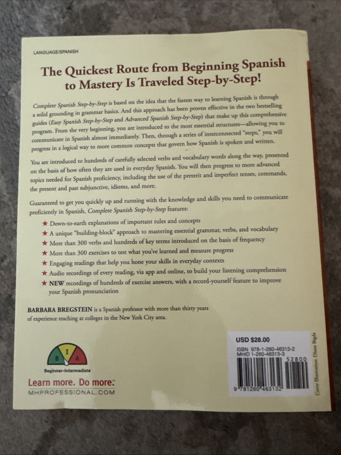Complete Spanish Step-By-Step, Premium Second Edition by Barbara Bregstein…
