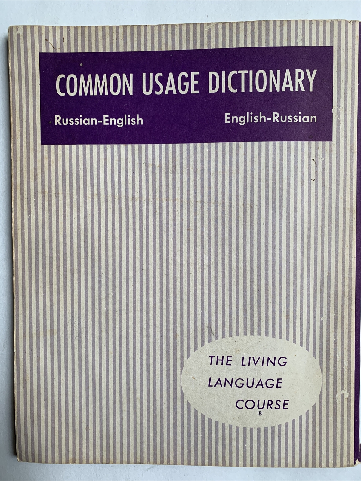 Common Usage Dictionary Russian-English English-Russian