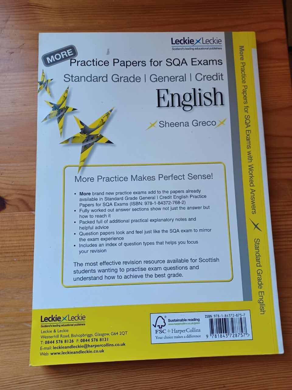 More General/Credit English Practice Papers for SQA Exams: Secon